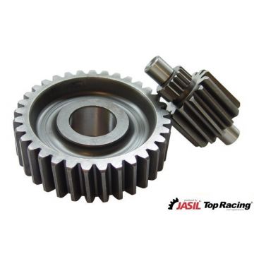 Overbrengingset secundair (made in EU) 14/33 tands scoopy 125/150cc Top Racing