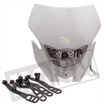 SPOJLER REFLEKTORÓW UNI ENDURO COMPL (NON CE) BIAŁY