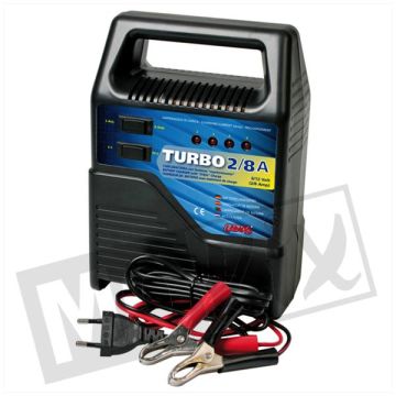 ŁADOWARKA TURBO 6V/12V 2-8 AMP LAMPA