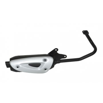 Wydechowy Peugeot Kisbee/Chiny 4-suwowy skuter GY6 blok Tecno cpl mod. standard prosty 10" czarny