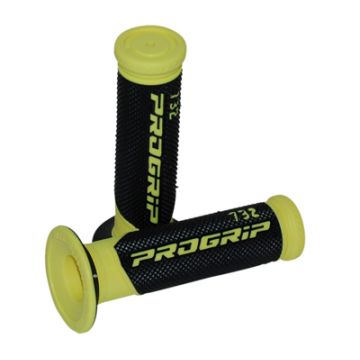 Chwyty skuter progrip 732 czarny/żółty