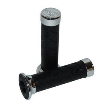 Chwyty skuter progrip 862 czarny/chrom