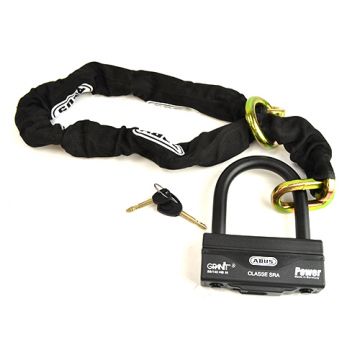 Zapięcie łańcucha ART 4 120cm Abus Black Loop