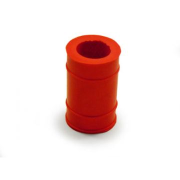 gumowy tłumik wydechowy krótki 22mm czerwony orig