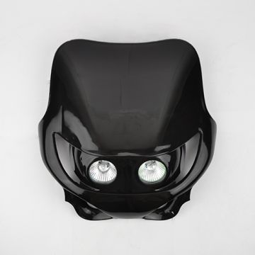 Podwójna reflektora+reflektor spojler Derbi Senda Sm DMP Special Halogen OTR czarny