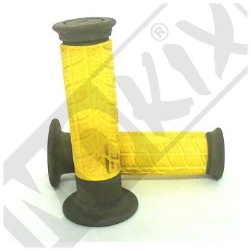 Chwyty Progrip 717 S.B szary/żółty 