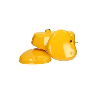 zbiornik benzyny+zestaw osłon bocznych Simson S51 pomarańczowy