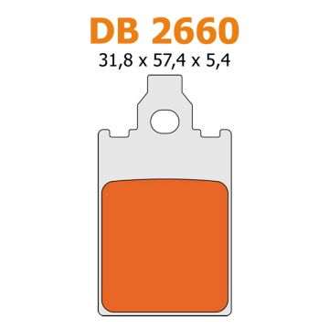 klocki hamulcowe zestaw af1/f12rst/f15/czerwona róża/rev/streetmate/tua/ty dla delta db2660
