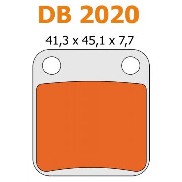 Zestaw klocków hamulcowych mb/viva>08 dla delta db2020 m-1