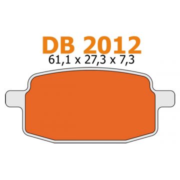 Klocki hamulcowe zestaw arr/bao/big max/scor/v-clic dla delta db2012