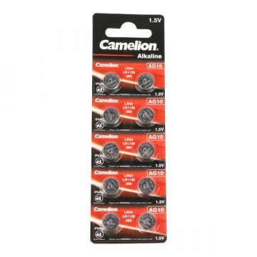 Akumulator kamelionowy AG10 1.5v 10 sztuk