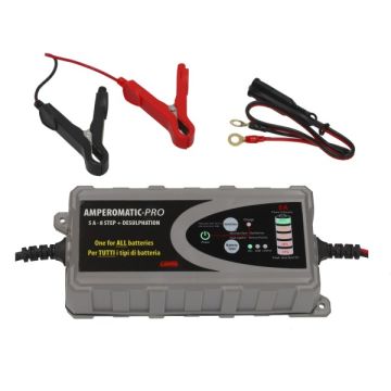 Acculader 12v intelligente acculader 5amp Lampa amperomatic pro 70199