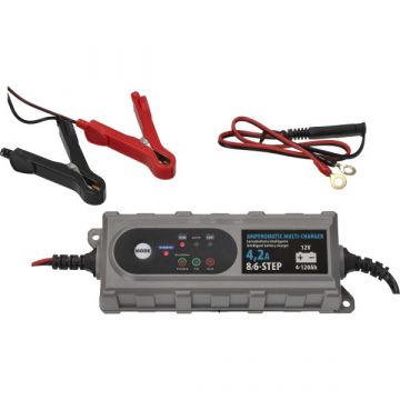 Acculader 12v intelligente acculader 4,2a Lampa aperomatic multi charger 70208