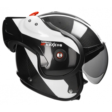 Kask systemowy ROOF Boxxer 2 Carbon Wonder perłowy biały