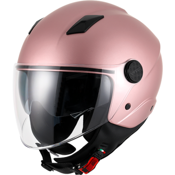 Kask odrzutowy Vito Sarenta różowego złota