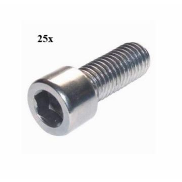 Śruba nasadowa m6x20mm 25szt Śruba nasadowa m6x20mm 25szt