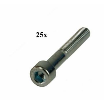 śruba sześciokątna m6x25mm 25szt śruba sześciokątna m6x25mm 25szt