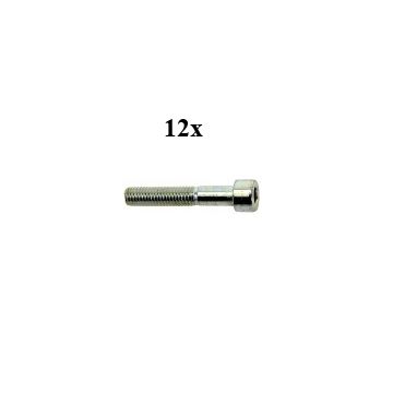 śruba sześciokątna m8x50mm 12szt