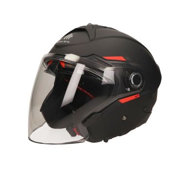 Kask odrzutowy MT Cosmo SV czarny mat
