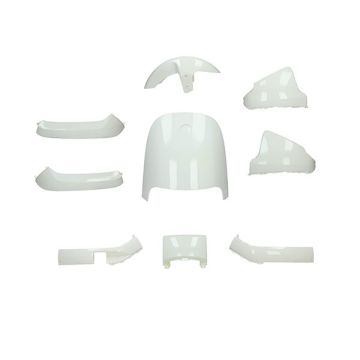 Segway E110/E125 biały połysk 9-częściowy zestaw kaptura