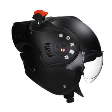 Kask systemowy ROOF Boxer Alpha czarny mat