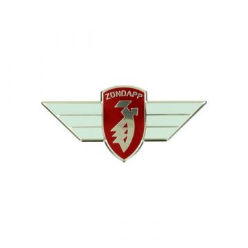 Naklejka zundapp logo kierownica czerwony/biały/srebrny
