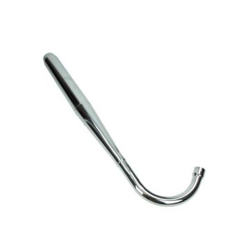 Uitlaat compleet enkele knik open (made in EU) Zundapp KS 50 model 517/529 36/32mm