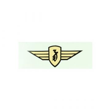 naklejka zundapp logo skrzydło złoto-18859