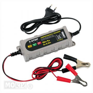 Acculader 12V 1amp / 6V 0.55amp Lampa