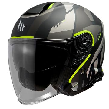 Kask odrzutowy MT Thunder III SV BOW czarny/żółty