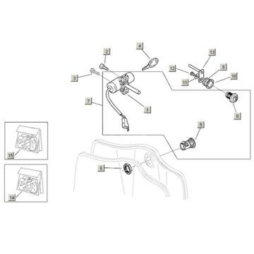 Wyłącznik zapłonu Aprilia Mojito Custom 2t (silnik Piaggio) 2004 - 2010