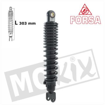 Amortyzator Sym HD/HD-EVO 125-200 czarny Forsa