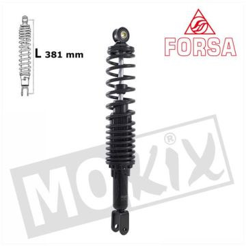 Amortyzator Sym Joymax 12-14 300 czarny Forsa