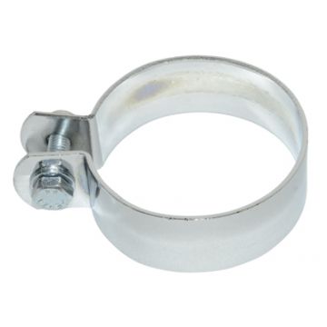Zacisk wydechowy zundapp 70mm chrom tylny