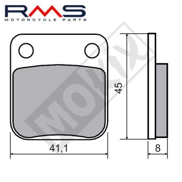 Zestaw klocków hamulcowych RMS B jakość-22 510 1440