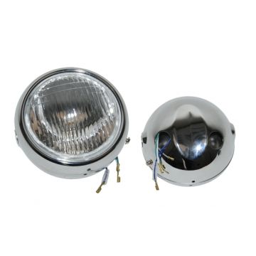 Reflektor Yamaha FS1 okrągły kompletny chrom