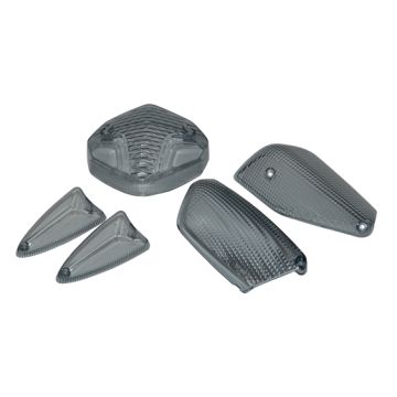 migające światło szkło zestaw+tylne światło szklane Yamaha aerox 2013 dymu DMP nowy typ