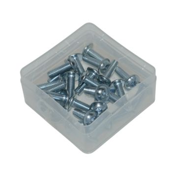 śruba nakrętka śruba m5 x 16mm czarna 25szt