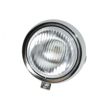Lampa przednia Puch Maxi okrągła chrom-32510p