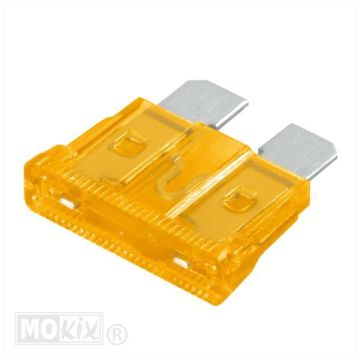 Bezpieczniki wtykowe 19.1x5.1 5 amperów 50 sztuk Lampa