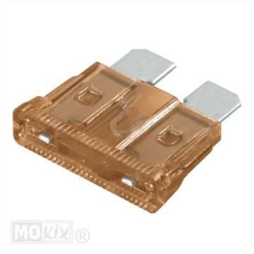 Bezpieczniki wtykowe 19.1x5.1 7.5 amperów 50 sztuk Lampa