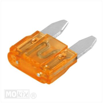 Bezpieczniki wtykowe mini 10.9 x 3.8 5 amperów 100 sztuk Lampa