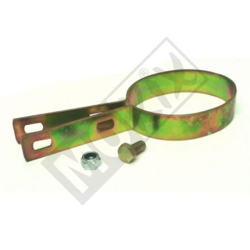 ZACISK WYDECHOWY UNI OWALNE WYCISZANE. 80mm