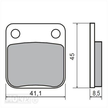 Zestaw klocków hamulcowych IGM (Daelim Tapo/Honda MB)