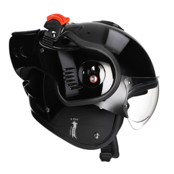 Kask systemowy ROOF Boxer Alpha błyszczący czarny