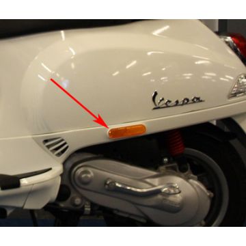 uchwyt reflektora vespa S biały fuzja 544 lewy oryginalny 65430600br