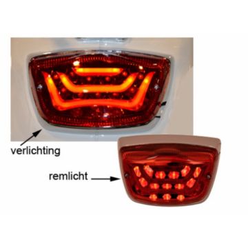 Lampka tylna Vespa Lx/Lxv S DMP czerwona