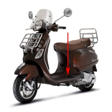 Podnóżek Vespa Lx brązowy marrone 112/a Piaggio oryginalny 62212440m5