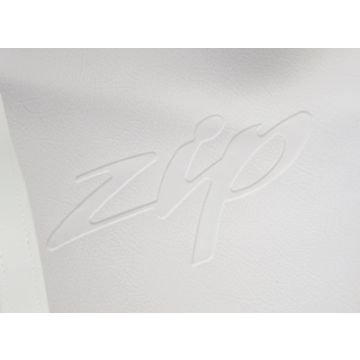Pokrowiec na siodel+pasek Piaggio Zip 2000/Zip 2006 4t biały