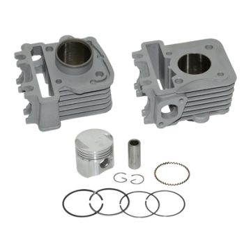 Cylinder Piaggio/Vespa 4-suwowy 2-zaworowy 50cc 39mm DMP aluminium